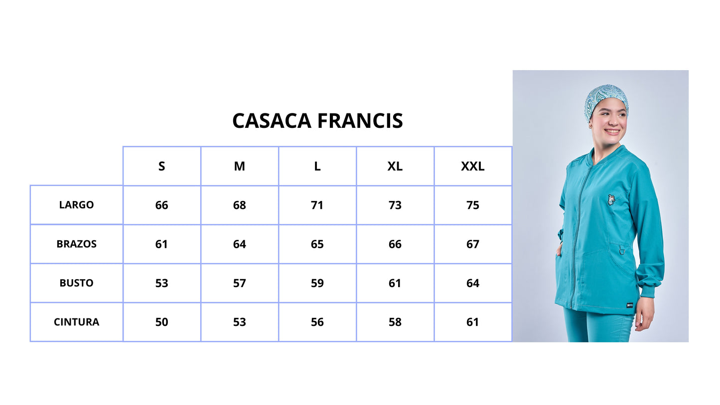 Casaca Francis Turquesa