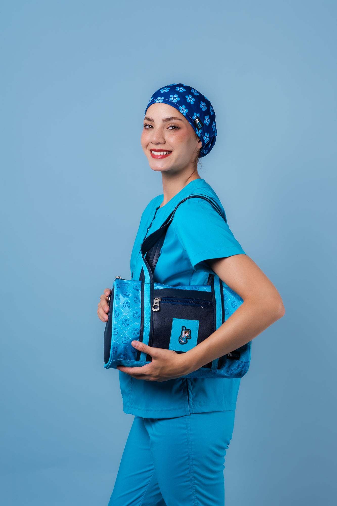 Bolso Barril Turquesa