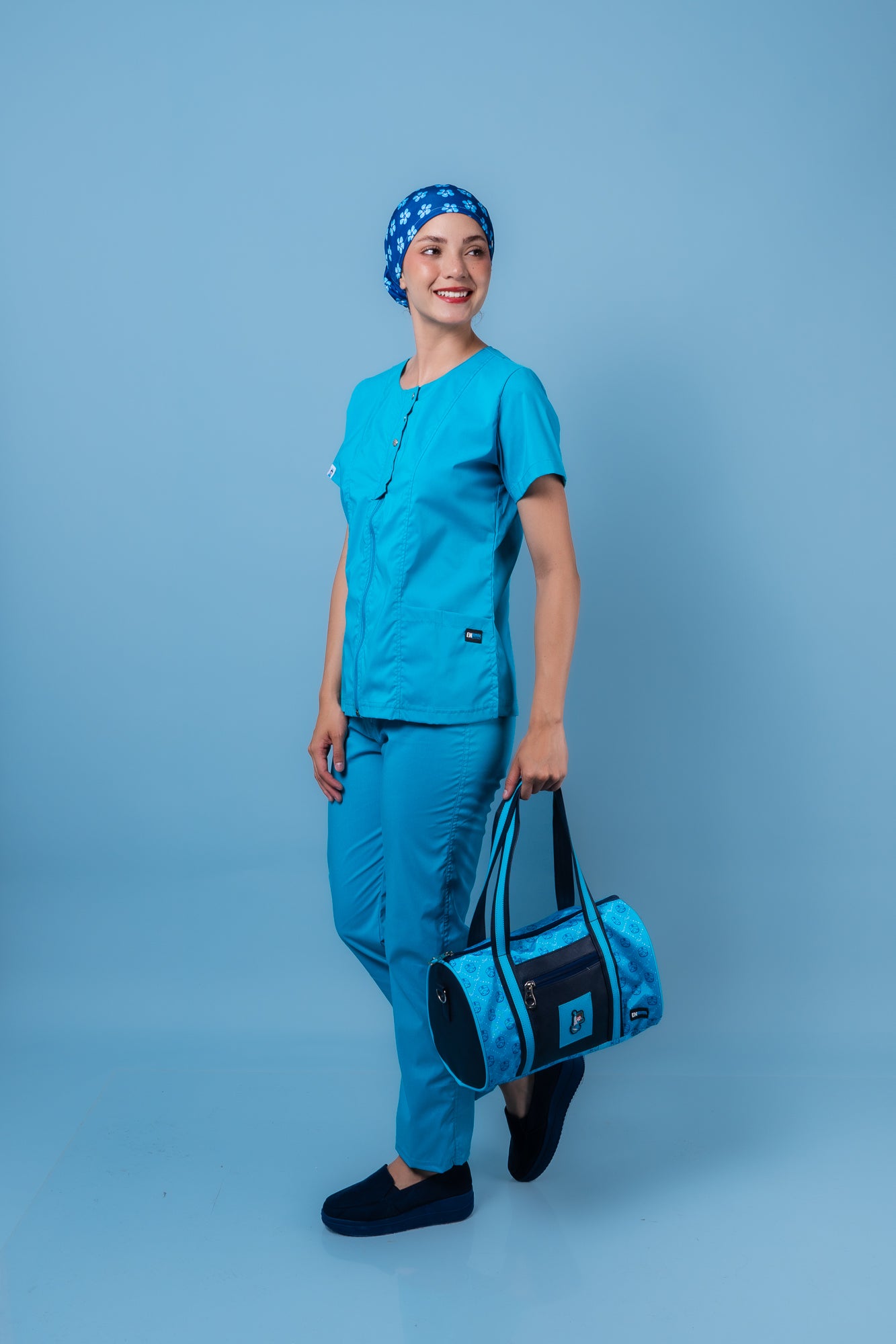 Bolso Barril Turquesa
