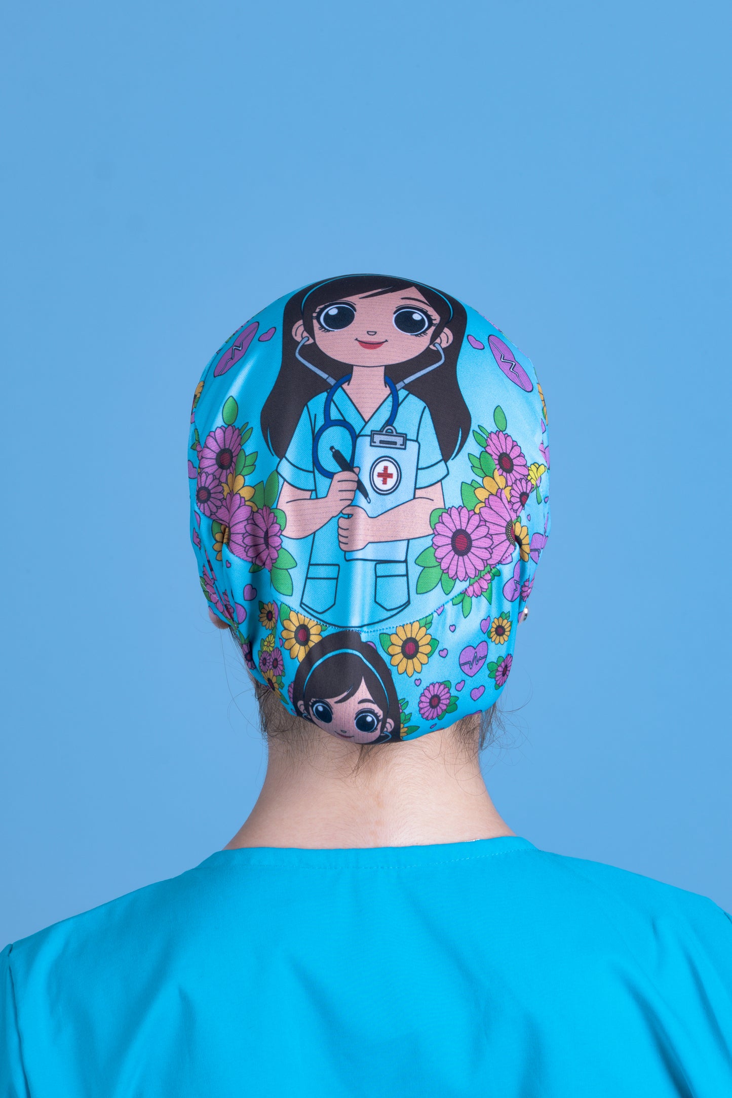 Gorro Quirúgico - Enfermera Girasoles