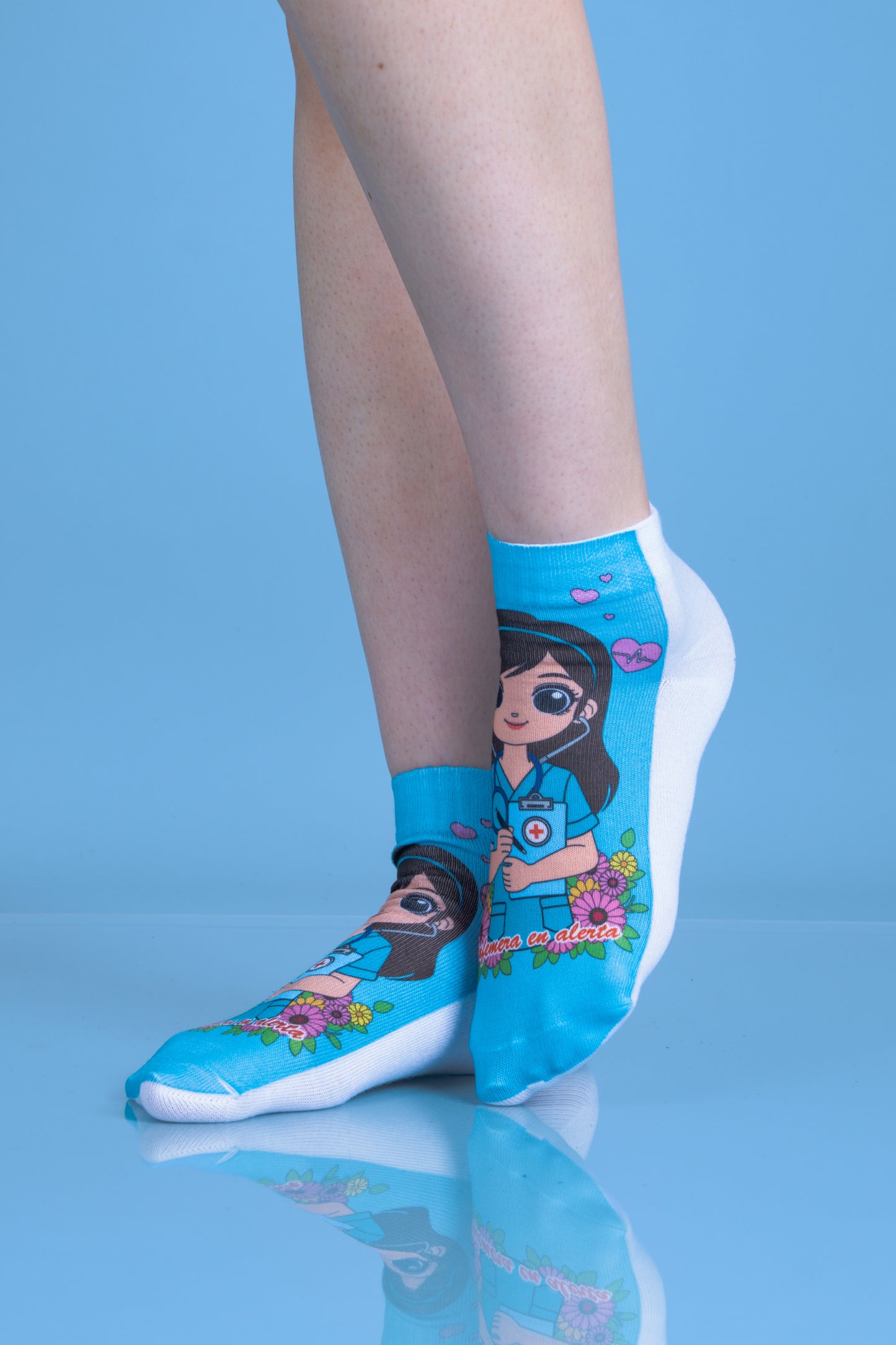 Medias Enfermera Girasoles