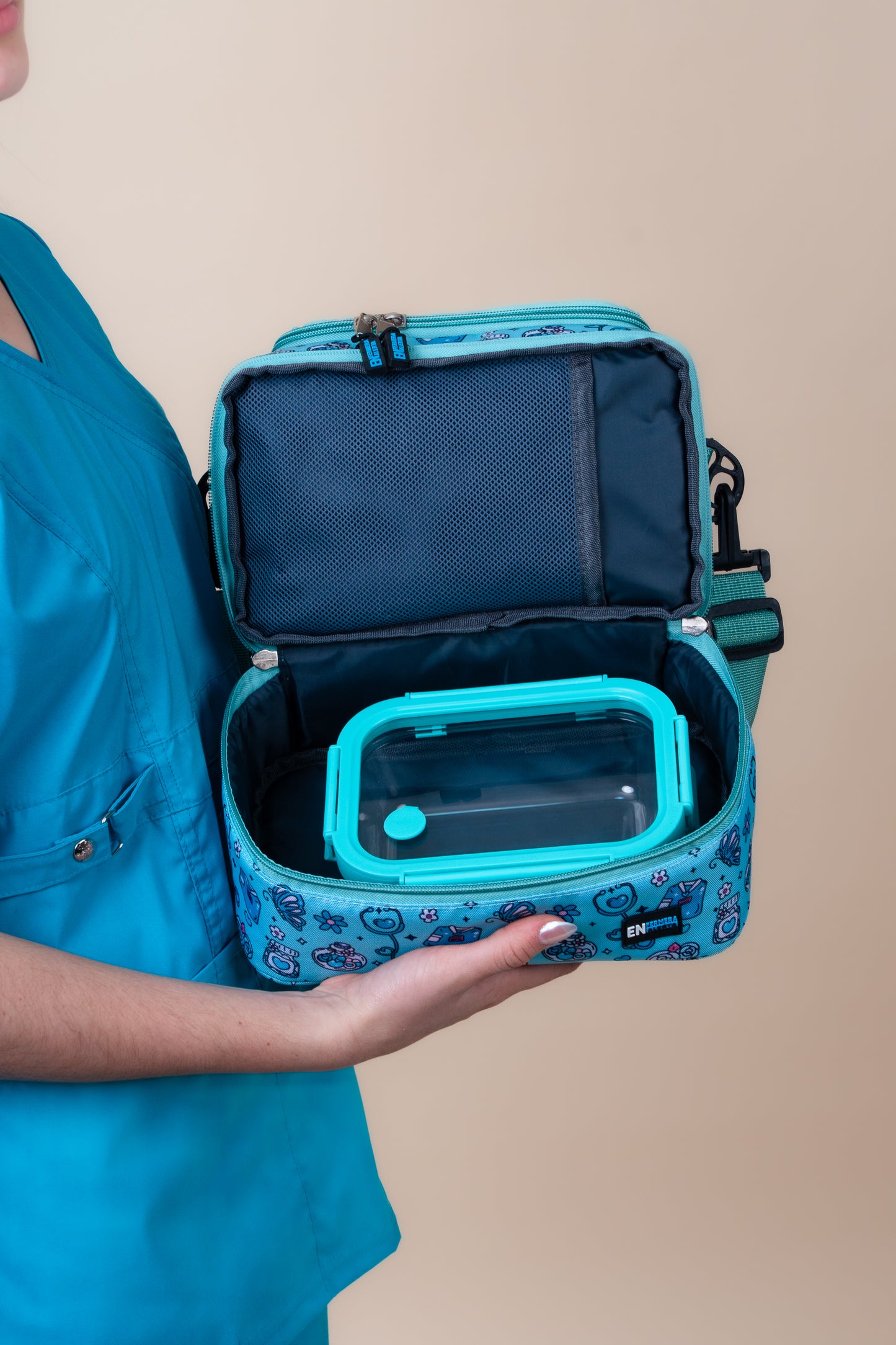 Lonchera Nurse Turquesa