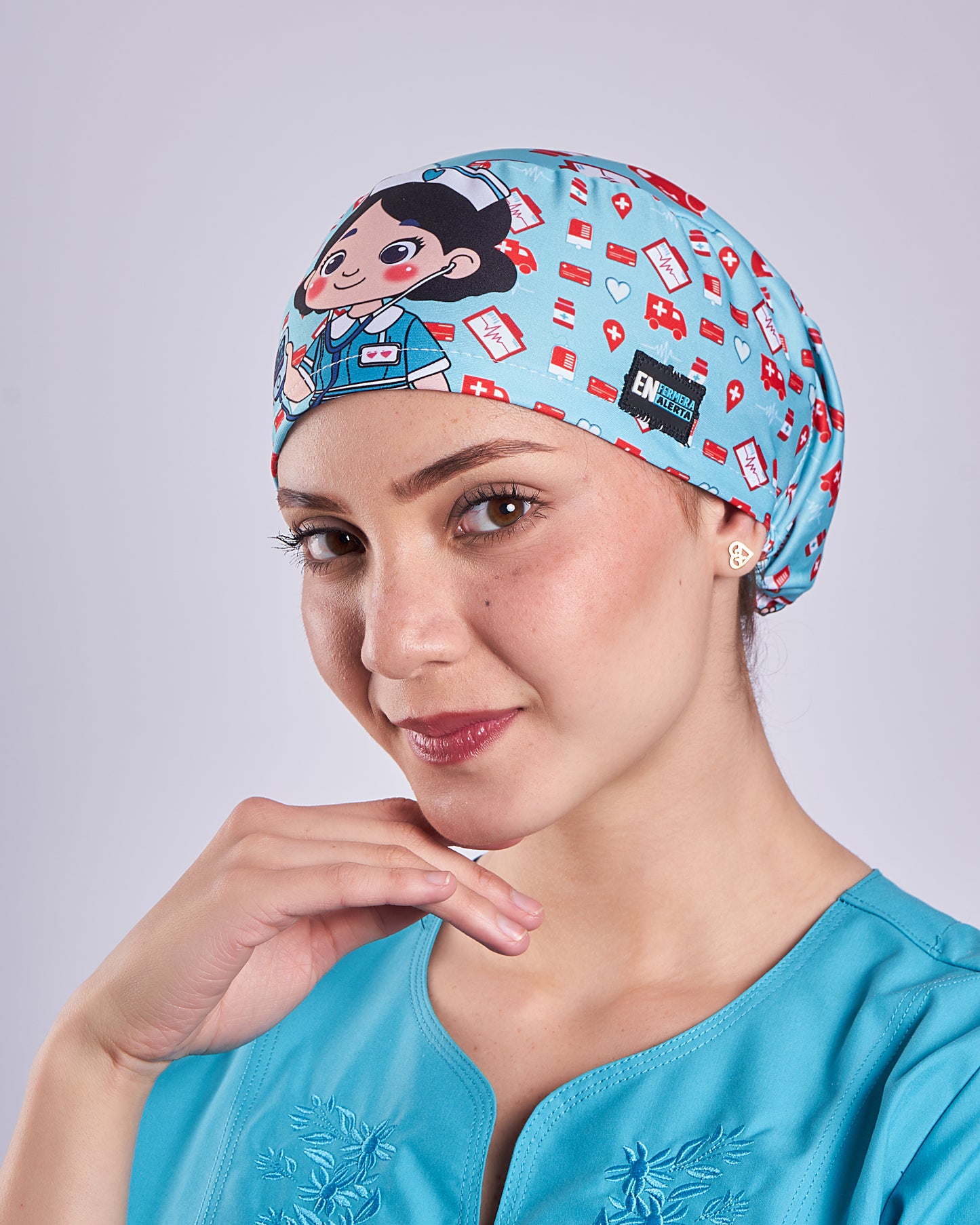 Gorro Quirúrgico - enfermera corazón