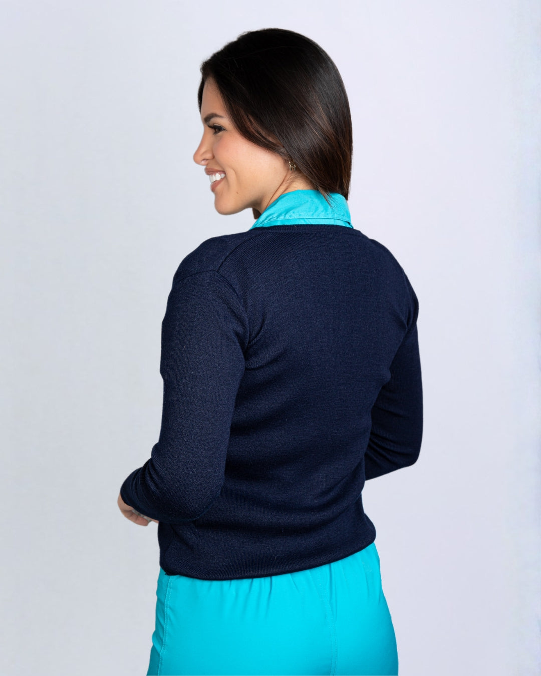 Chaqueta de algodón Azul