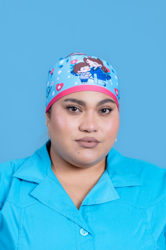 Gorro Quirúrgico con Lazo Enfermera Amor