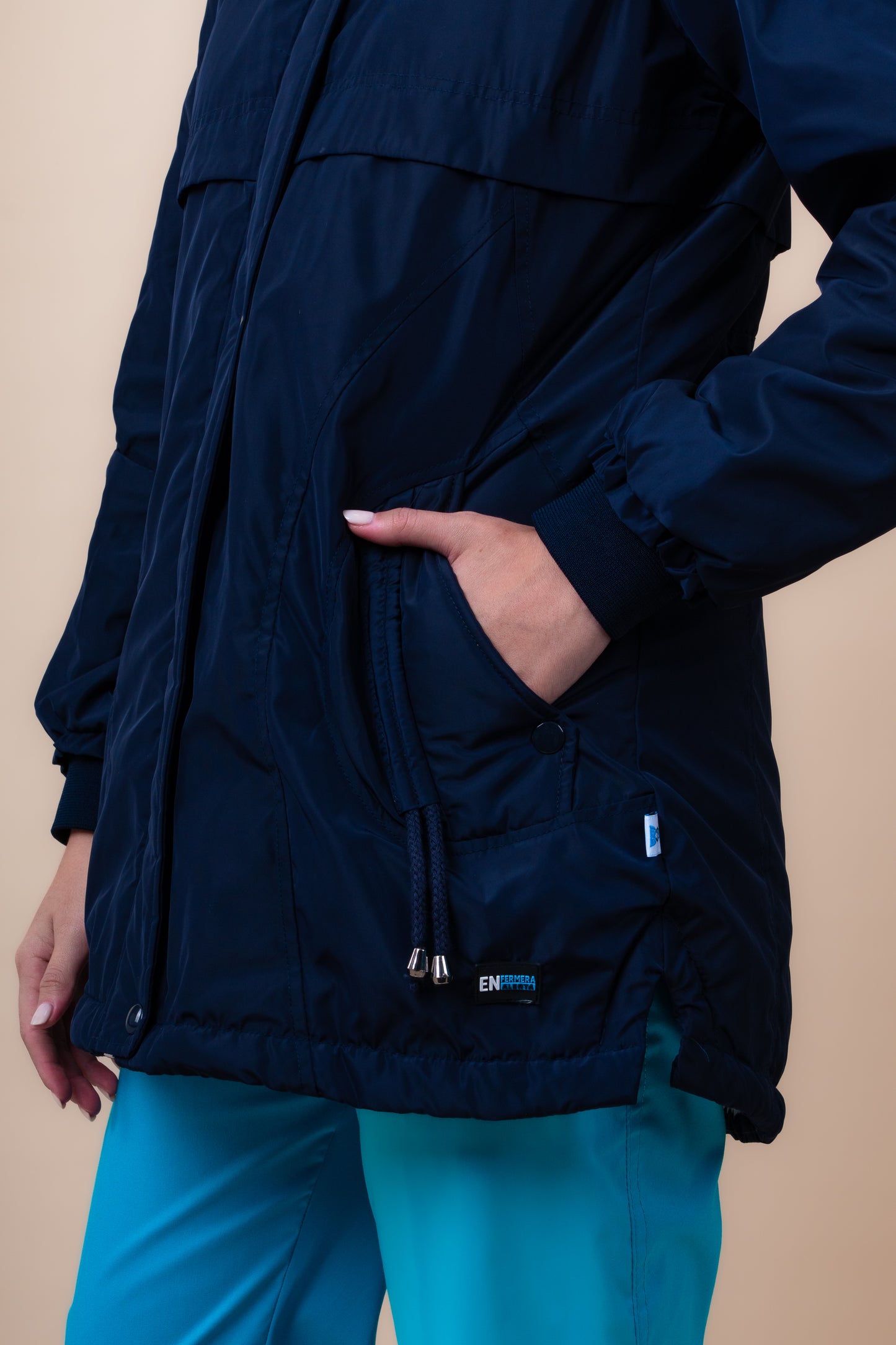 CASACA PARKA AZUL