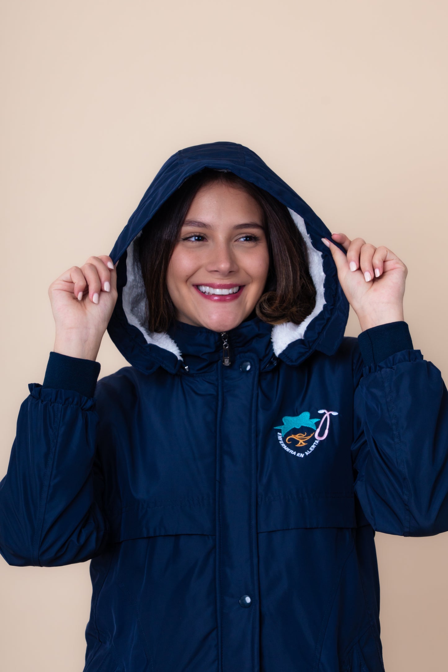 CASACA PARKA AZUL