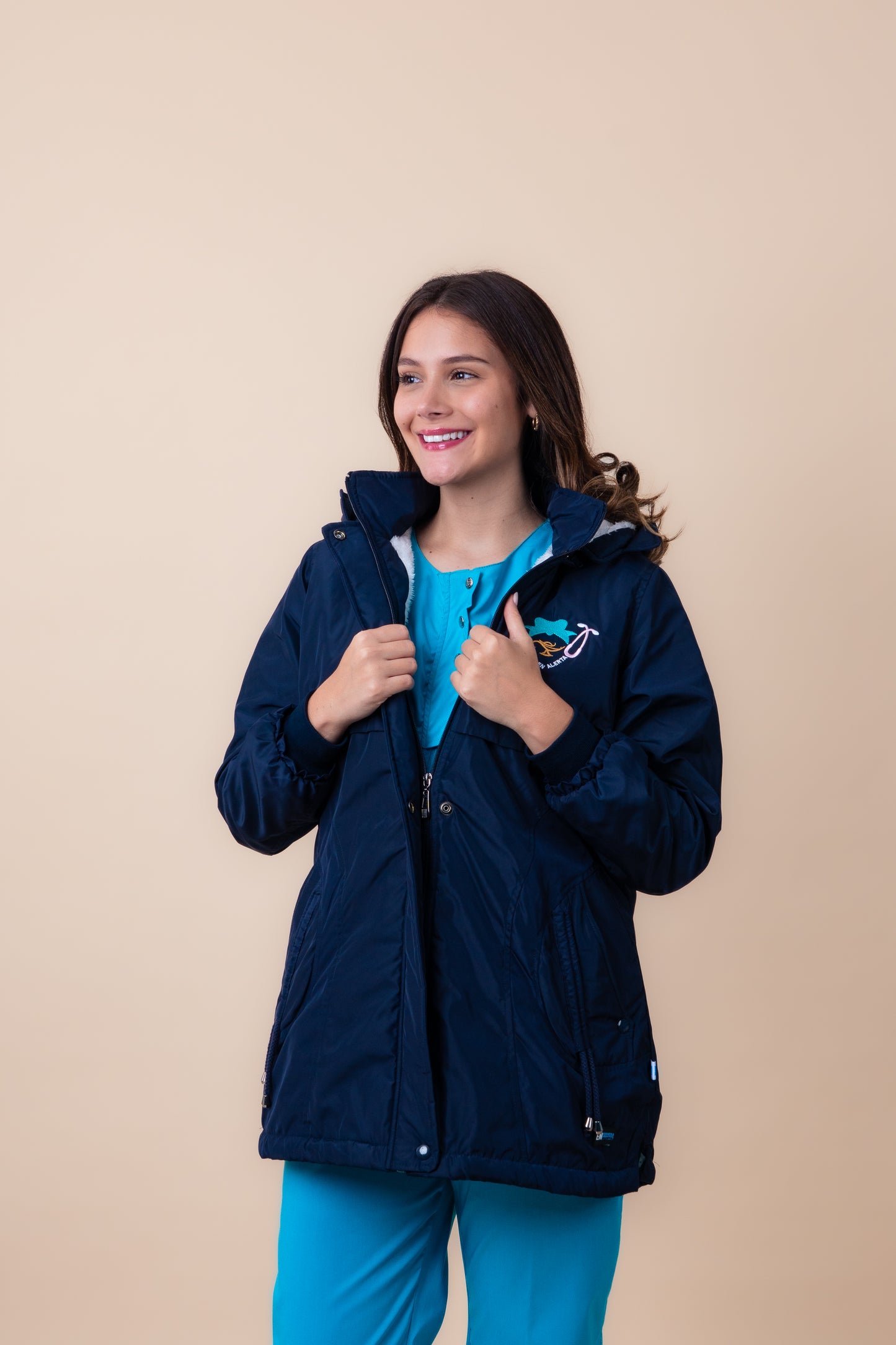 CASACA PARKA AZUL