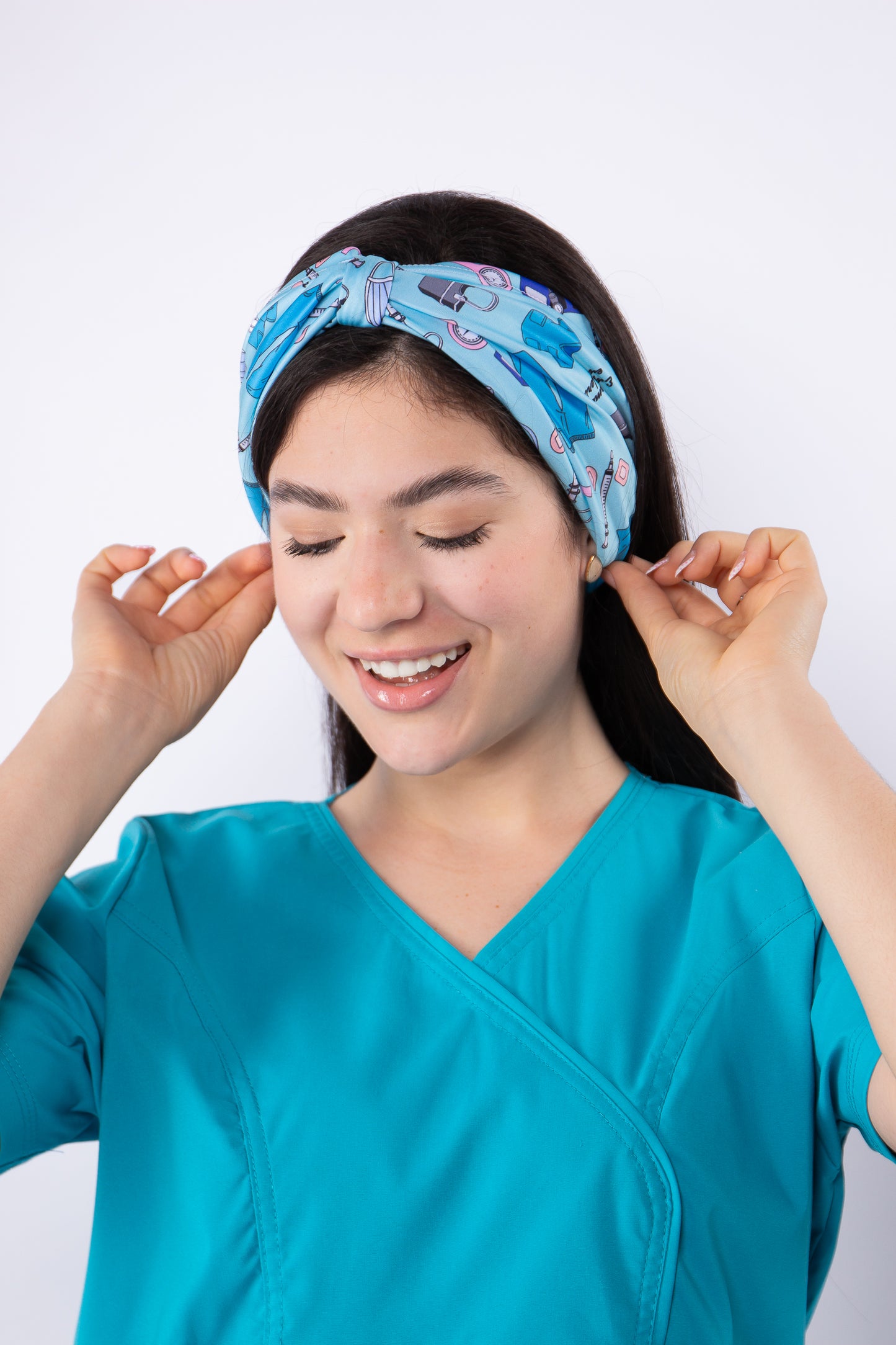 TURBANTE ACCESORIOS TURQUESA