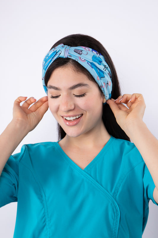 TURBANTE ACCESORIOS TURQUESA