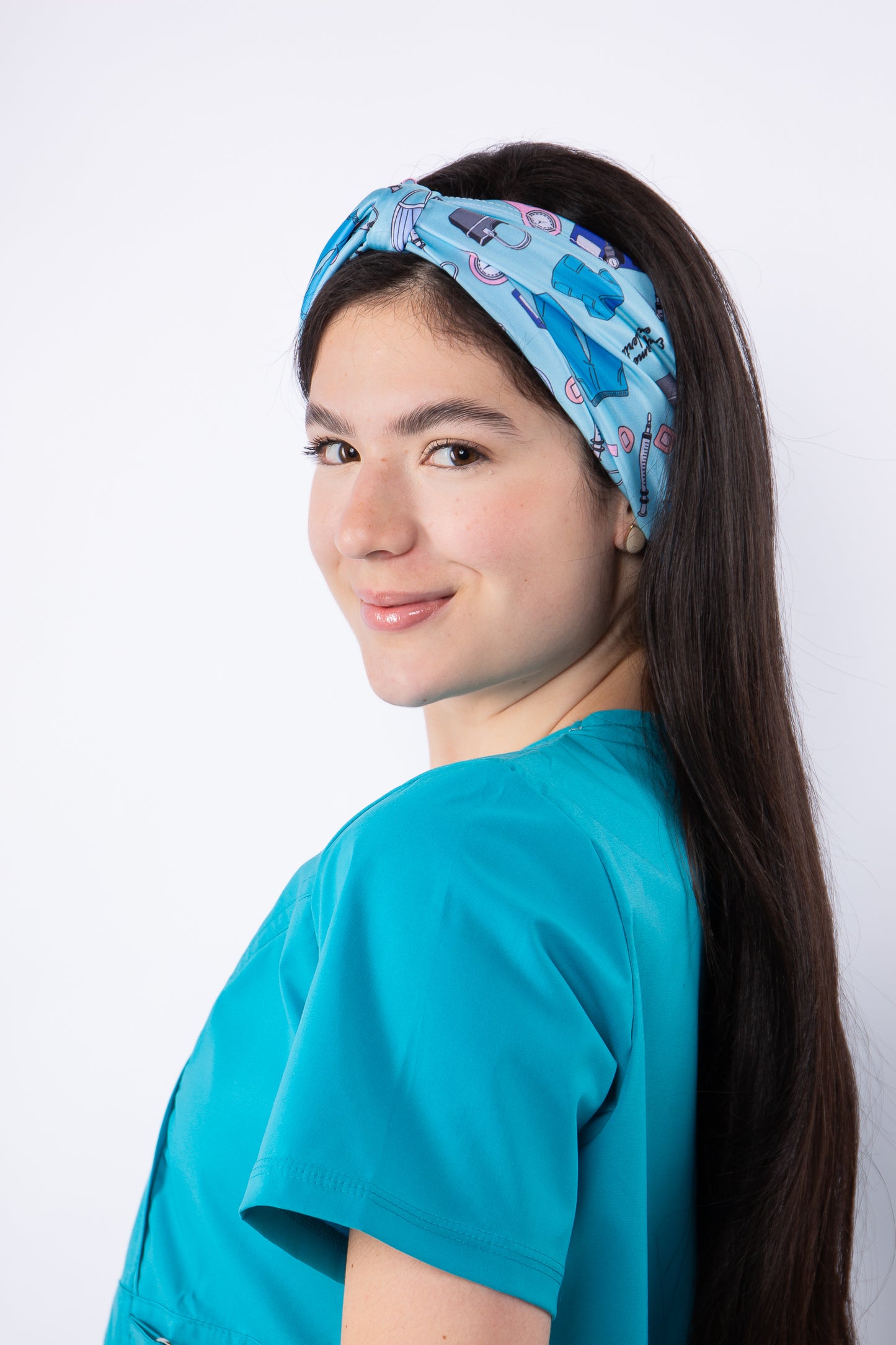 TURBANTE ACCESORIOS TURQUESA