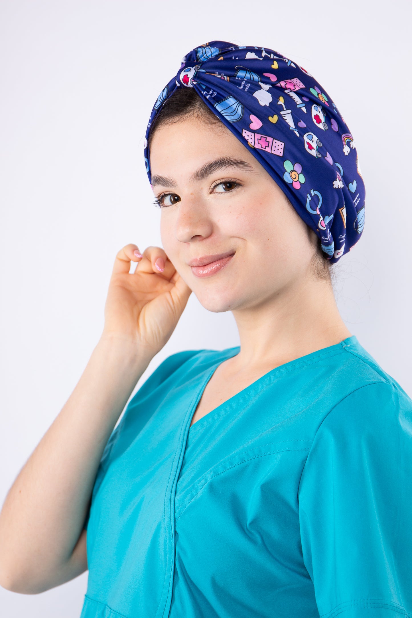 TURBANTE ACCESORIOS AZUL