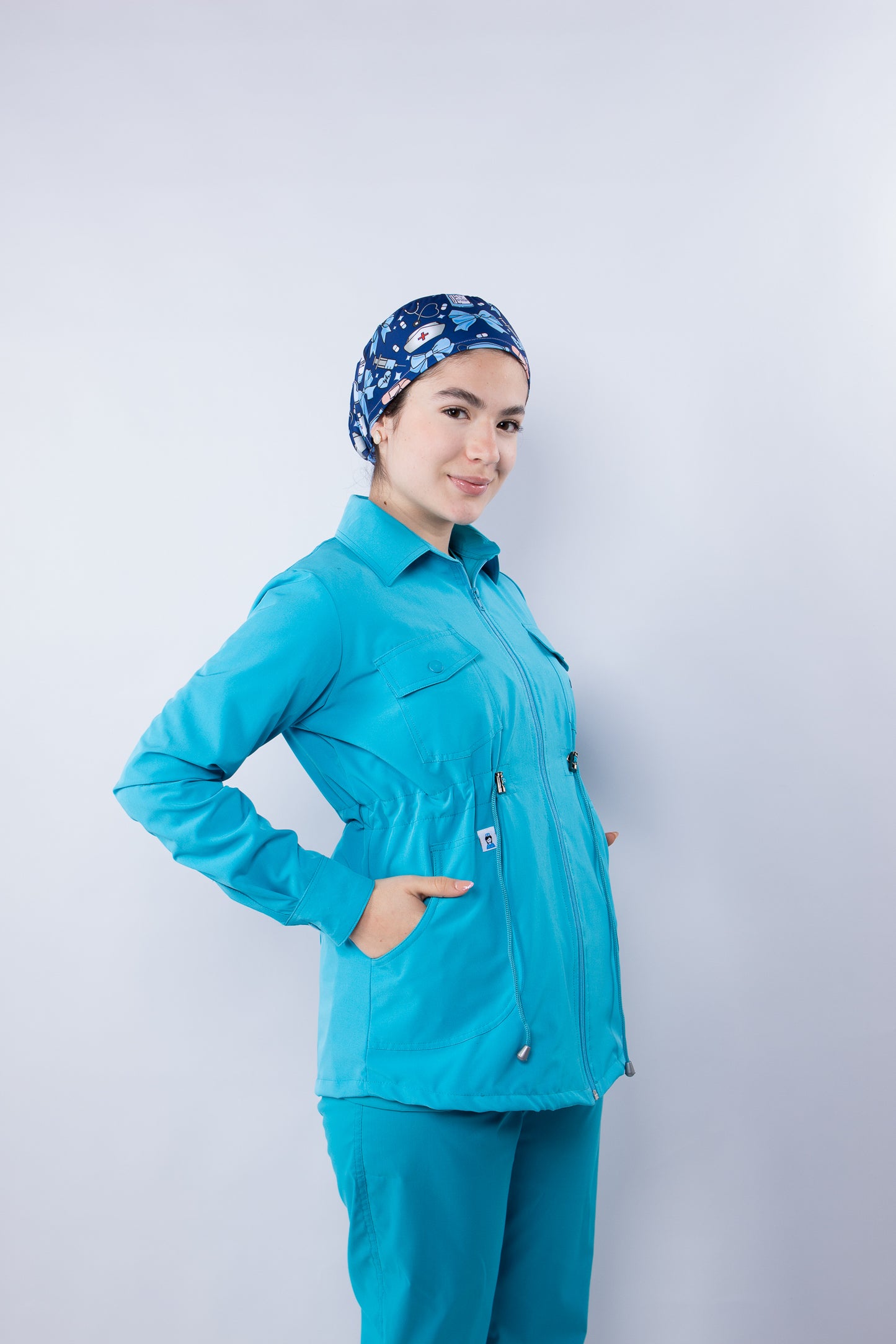 CASACA LUPE TURQUESA