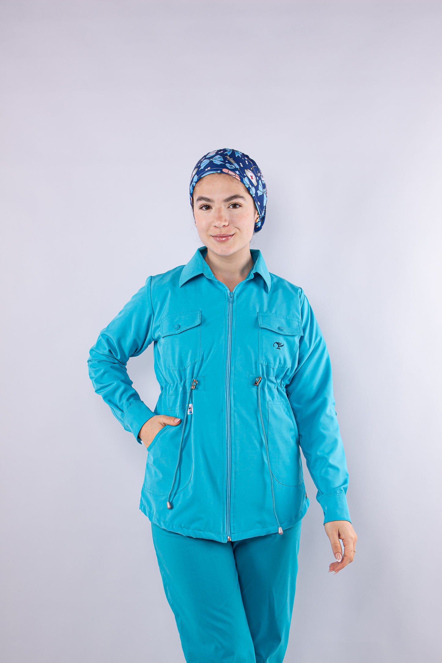 CASACA LUPE TURQUESA