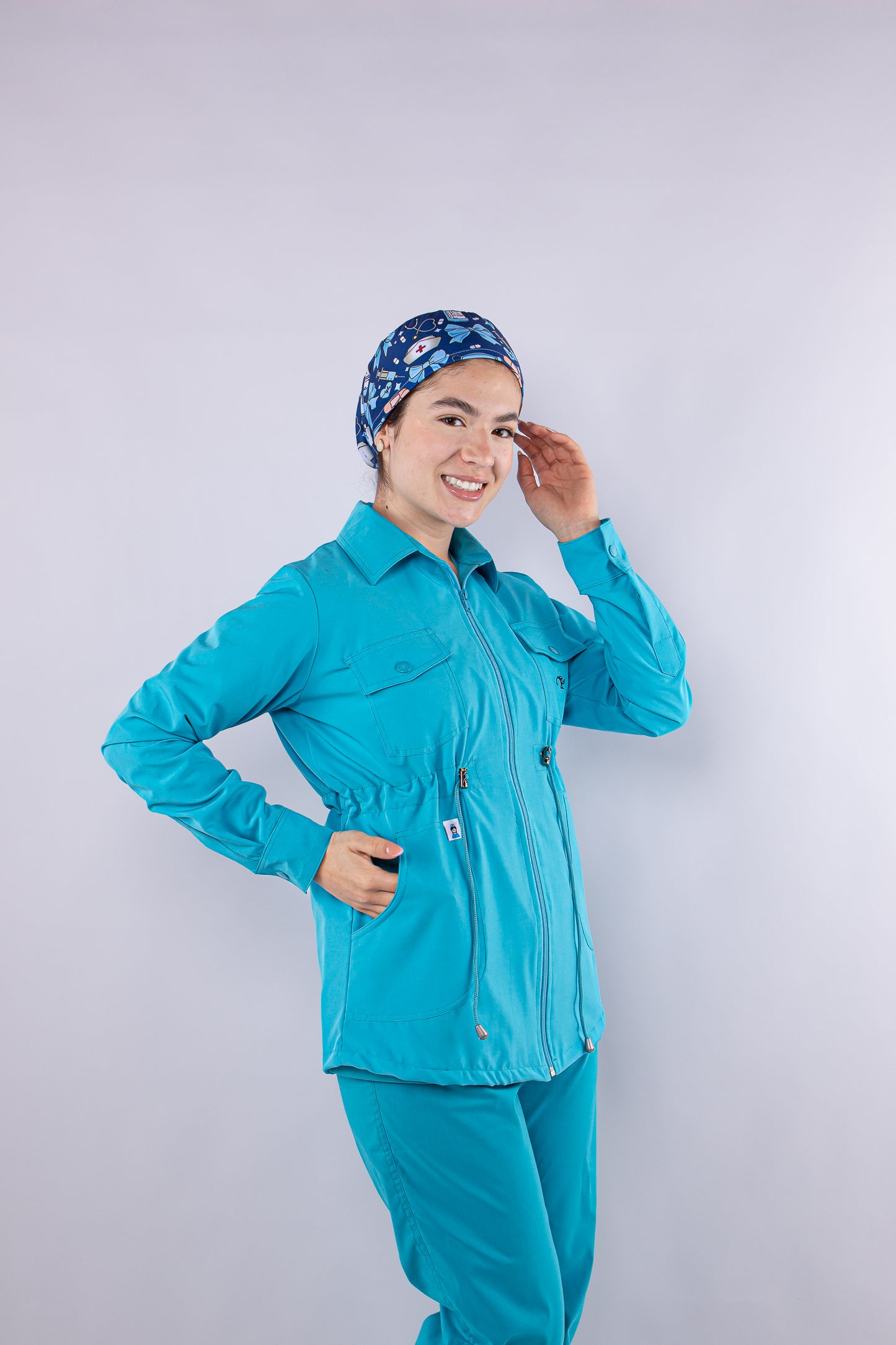 CASACA LUPE TURQUESA