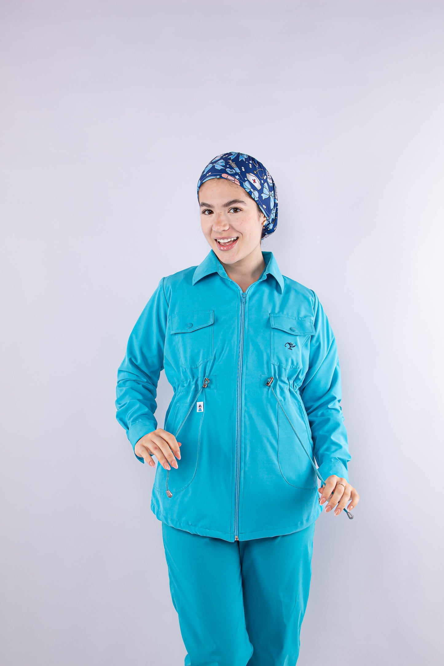 CASACA LUPE TURQUESA