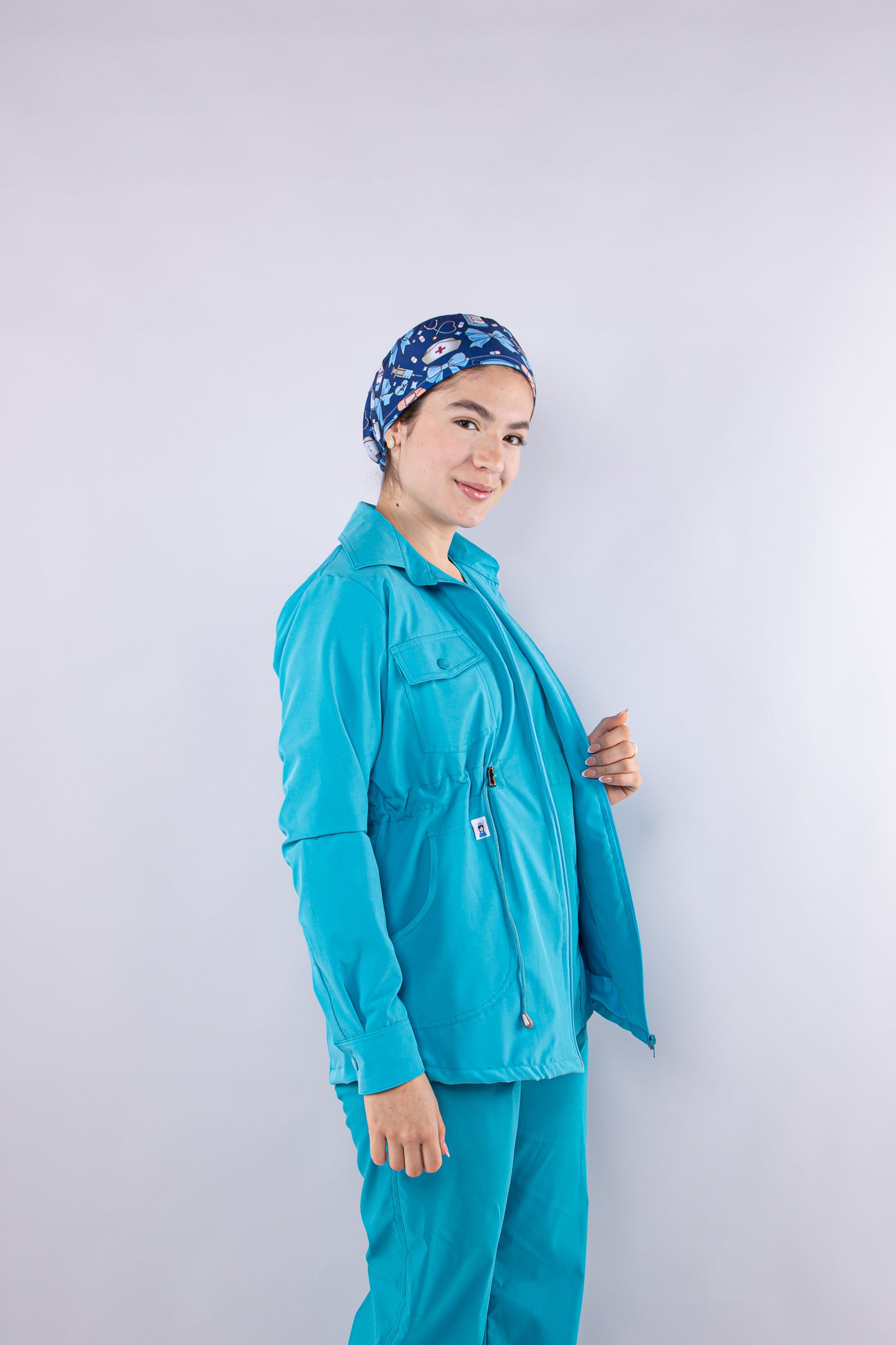 CASACA LUPE TURQUESA