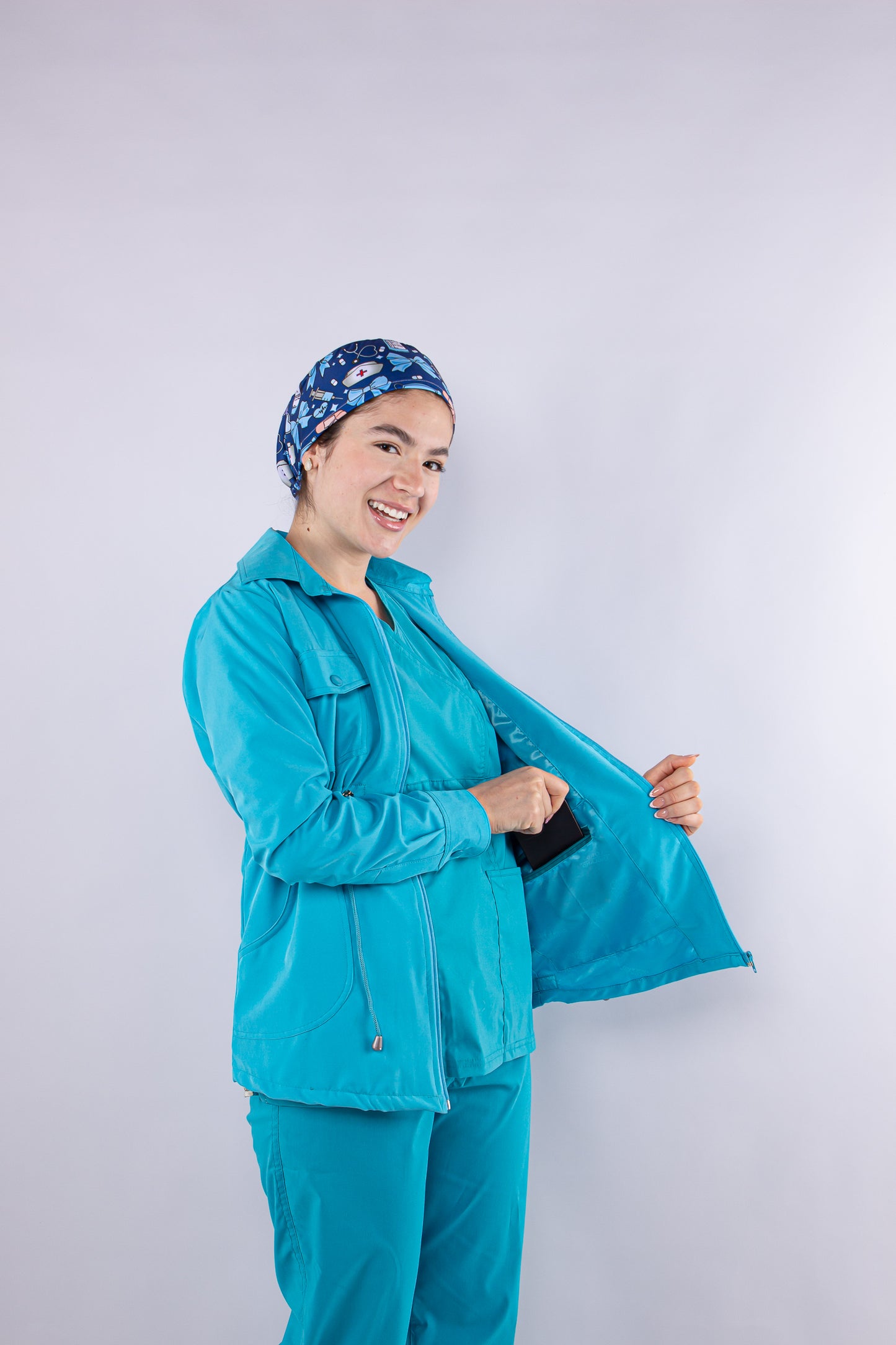 CASACA LUPE TURQUESA