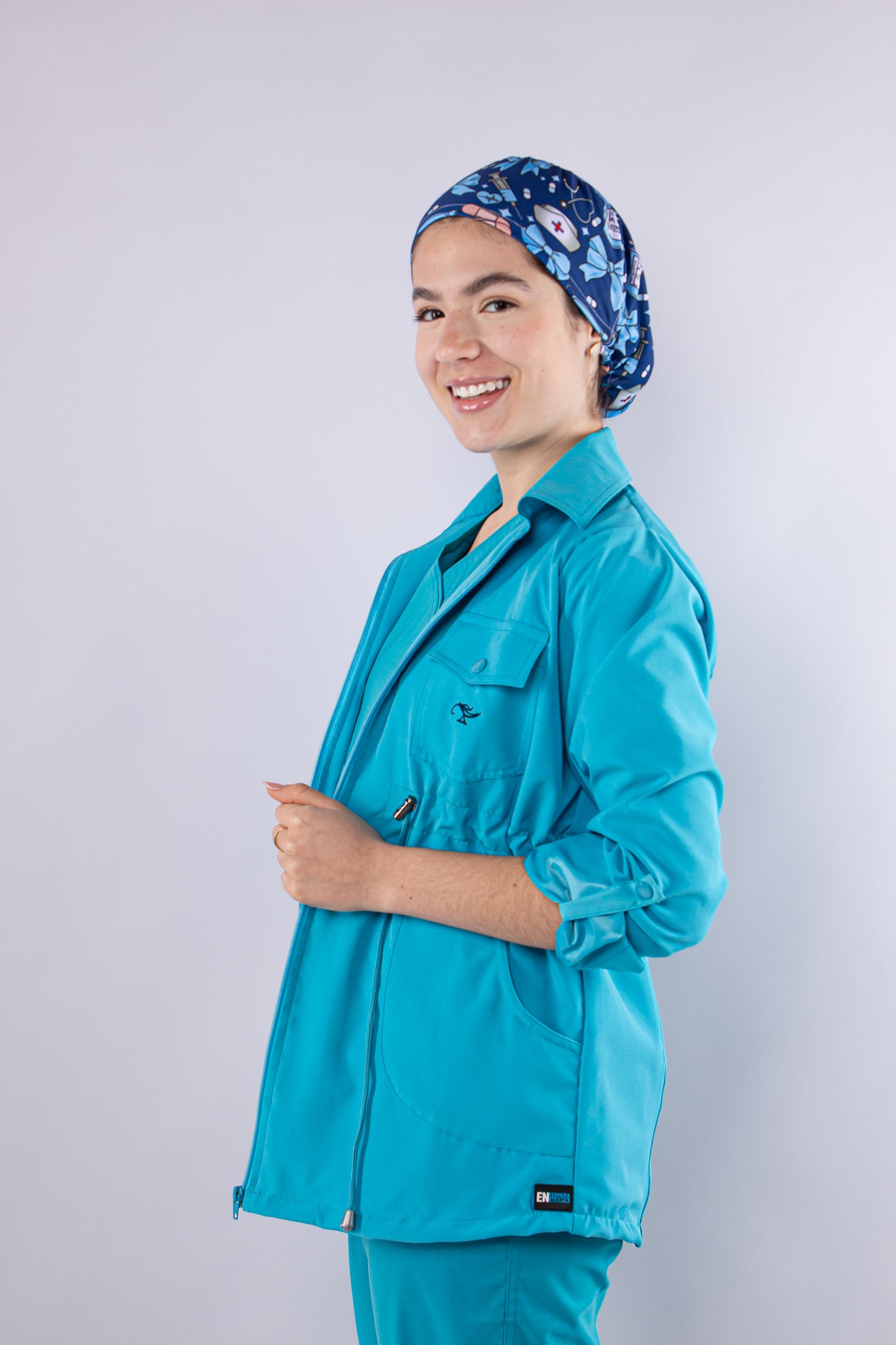 CASACA LUPE TURQUESA