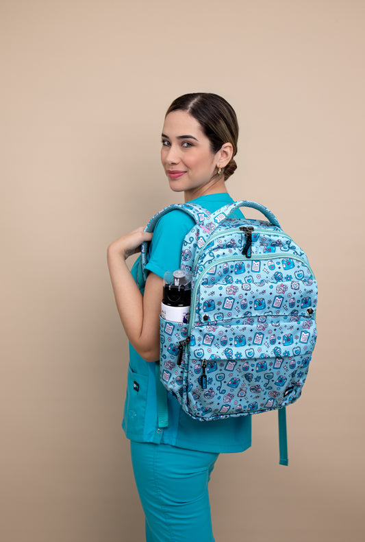 Mochila Nurse Turquesa