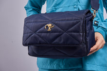 Cargar imagen en el visor de la galería, Morral Puffer Azul
